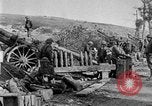 Image of United States Army artillery firing 155mm howitzers Western Front, 1917, second 26 stock footage video 65675072381