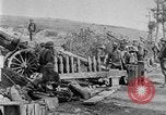 Image of United States Army artillery firing 155mm howitzers Western Front, 1917, second 27 stock footage video 65675072381