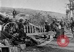 Image of United States Army artillery firing 155mm howitzers Western Front, 1917, second 29 stock footage video 65675072381