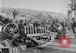 Image of United States Army artillery firing 155mm howitzers Western Front, 1917, second 30 stock footage video 65675072381