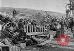 Image of United States Army artillery firing 155mm howitzers Western Front, 1917, second 31 stock footage video 65675072381