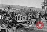 Image of United States Army artillery firing 155mm howitzers Western Front, 1917, second 32 stock footage video 65675072381