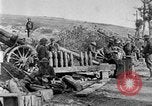 Image of United States Army artillery firing 155mm howitzers Western Front, 1917, second 33 stock footage video 65675072381