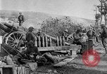 Image of United States Army artillery firing 155mm howitzers Western Front, 1917, second 35 stock footage video 65675072381