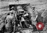 Image of United States Army artillery firing 155mm howitzers Western Front, 1917, second 37 stock footage video 65675072381