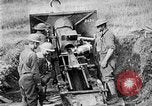 Image of United States Army artillery firing 155mm howitzers Western Front, 1917, second 39 stock footage video 65675072381