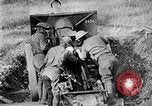 Image of United States Army artillery firing 155mm howitzers Western Front, 1917, second 52 stock footage video 65675072381
