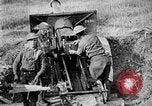 Image of United States Army artillery firing 155mm howitzers Western Front, 1917, second 55 stock footage video 65675072381