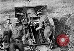Image of United States Army artillery firing 155mm howitzers Western Front, 1917, second 57 stock footage video 65675072381