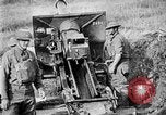 Image of United States Army artillery firing 155mm howitzers Western Front, 1917, second 58 stock footage video 65675072381