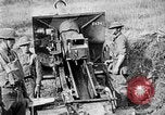 Image of United States Army artillery firing 155mm howitzers Western Front, 1917, second 61 stock footage video 65675072381