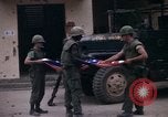 Image of U.S.  Marines on Ontos antitank vehicle and M48 tank Hue Vietnam, 1968, second 3 stock footage video 65675072392