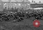 Image of American airmen exercise and calisthenics World War I London England United Kingdom, 1917, second 4 stock footage video 65675072433