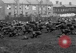 Image of American airmen exercise and calisthenics World War I London England United Kingdom, 1917, second 7 stock footage video 65675072433