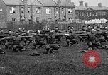 Image of American airmen exercise and calisthenics World War I London England United Kingdom, 1917, second 9 stock footage video 65675072433