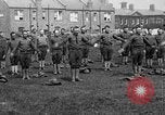 Image of American airmen exercise and calisthenics World War I London England United Kingdom, 1917, second 13 stock footage video 65675072433
