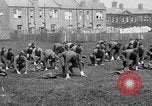 Image of American airmen exercise and calisthenics World War I London England United Kingdom, 1917, second 15 stock footage video 65675072433