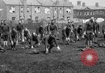 Image of American airmen exercise and calisthenics World War I London England United Kingdom, 1917, second 18 stock footage video 65675072433