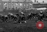 Image of American airmen exercise and calisthenics World War I London England United Kingdom, 1917, second 20 stock footage video 65675072433