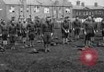 Image of American airmen exercise and calisthenics World War I London England United Kingdom, 1917, second 21 stock footage video 65675072433