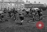 Image of American airmen exercise and calisthenics World War I London England United Kingdom, 1917, second 30 stock footage video 65675072433