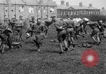 Image of American airmen exercise and calisthenics World War I London England United Kingdom, 1917, second 31 stock footage video 65675072433
