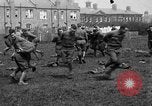Image of American airmen exercise and calisthenics World War I London England United Kingdom, 1917, second 34 stock footage video 65675072433