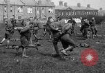 Image of American airmen exercise and calisthenics World War I London England United Kingdom, 1917, second 38 stock footage video 65675072433