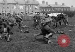 Image of American airmen exercise and calisthenics World War I London England United Kingdom, 1917, second 39 stock footage video 65675072433