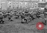 Image of American airmen exercise and calisthenics World War I London England United Kingdom, 1917, second 40 stock footage video 65675072433