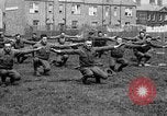 Image of American airmen exercise and calisthenics World War I London England United Kingdom, 1917, second 41 stock footage video 65675072433
