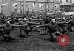 Image of American airmen exercise and calisthenics World War I London England United Kingdom, 1917, second 44 stock footage video 65675072433