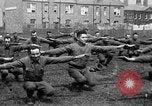 Image of American airmen exercise and calisthenics World War I London England United Kingdom, 1917, second 47 stock footage video 65675072433