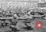 Image of American airmen exercise and calisthenics World War I London England United Kingdom, 1917, second 48 stock footage video 65675072433