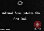 Immagine di Esercito Marina versus baseball a Anglo American Baseball League Londra Inghilterra Regno Unito, 1917, secondo 45 filmato di repertorio 65675072434
