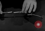 Image of Japanese paper balloon bomb parts Pacific Theater, 1945, second 9 stock footage video 65675072438