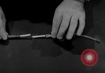 Image of Japanese paper balloon bomb parts Pacific Theater, 1945, second 10 stock footage video 65675072438