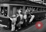 Image of damaged buildings from Atomic bomb in Hiroshima Hiroshima Japan, 1946, second 37 stock footage video 65675072448