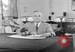 Image of Harry S Truman announcing the use of an atomic bomb California USA, 1945, second 8 stock footage video 65675072459
