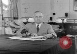 Image of Harry S Truman announcing the use of an atomic bomb California USA, 1945, second 9 stock footage video 65675072459