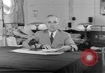 Image of Harry S Truman announcing the use of an atomic bomb California USA, 1945, second 23 stock footage video 65675072459