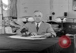 Image of Harry S Truman announcing the use of an atomic bomb California USA, 1945, second 32 stock footage video 65675072459