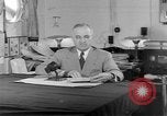 Image of Harry S Truman announcing the use of an atomic bomb California USA, 1945, second 35 stock footage video 65675072459