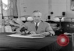 Image of Harry S Truman announcing the use of an atomic bomb California USA, 1945, second 42 stock footage video 65675072459
