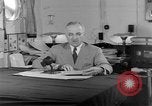 Image of Harry S Truman announcing the use of an atomic bomb California USA, 1945, second 47 stock footage video 65675072459