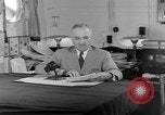 Image of Harry S Truman announcing the use of an atomic bomb California USA, 1945, second 62 stock footage video 65675072459