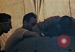 Image of Final arming of first nuclear bomb for Trinity nuclear test Alamogordo New Mexico USA, 1945, second 36 stock footage video 65675072462