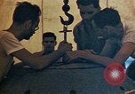 Image of Final arming of first nuclear bomb for Trinity nuclear test Alamogordo New Mexico USA, 1945, second 40 stock footage video 65675072462