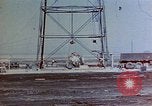 Image of Hoisting of Gadget atomic bomb before Trinity nuclear test Alamogordo New Mexico USA, 1945, second 3 stock footage video 65675072463