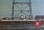 Image of Hoisting of Gadget atomic bomb before Trinity nuclear test Alamogordo New Mexico USA, 1945, second 6 stock footage video 65675072463